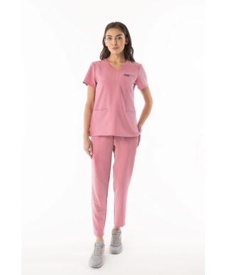 Bluza medyczna ULTRABASE damska - ash pink, brudny róż - MedWe