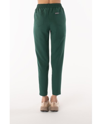 Spodnie  medyczne ULTRABASE damskie - dark green, ciemny zielony