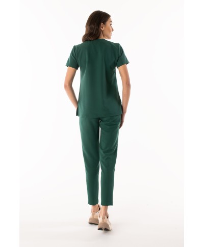 Spodnie  medyczne ULTRABASE damskie - dark green, ciemny zielony