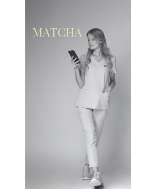 Bluza medyczna ULTRABASE damska - matcha, jasny zielony