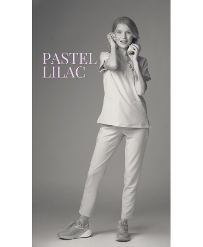 Bluza medyczna ULTRABASE damska - pastel lilac, pastelowy fioletowy
