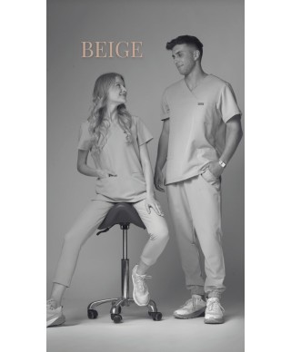 Spodnie ULTRABASE damskie medyczne - beige, beżowe