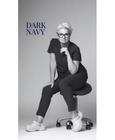 Spodnie ULTRABASE damskie medyczne - dark navy, granatowe MedWe