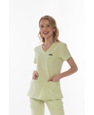 Bluza medyczna ULTRABASE damska - matcha, jasny zielony