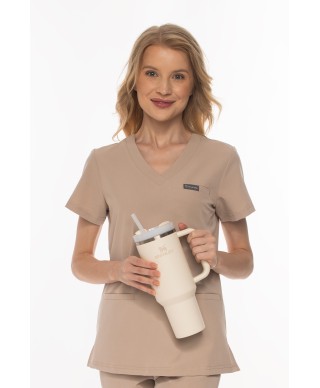 Bluza medyczna ULTRABASE damska - beige, beżowy