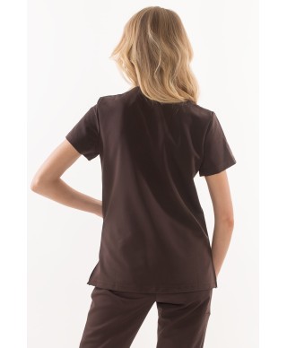 Bluza medyczna ULTRABASE damska - chocolate, brązowy