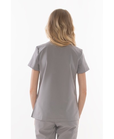 Bluza medyczna ULTRABASE damska - foggy grey, szary