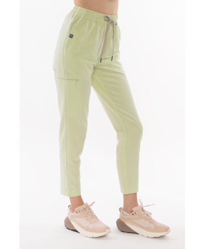 Spodnie ULTRABASE damskie medyczne - matcha, jasnozielone MedWe