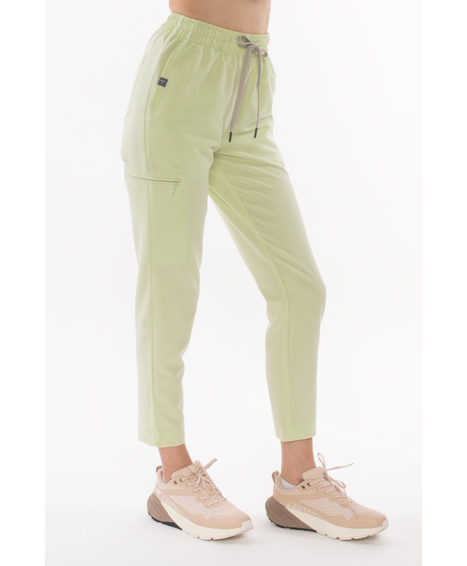 Spodnie ULTRABASE damskie medyczne - matcha, jasnozielone MedWe Spodnie ULTRABASE damskie medyczne - matcha, jasnozielone MedWe