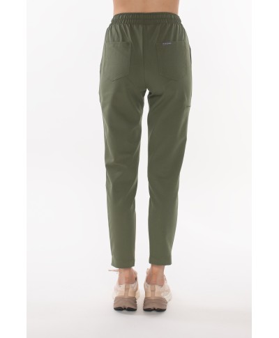 Spodnie ULTRABASE damskie medyczne - olive, oliwkowe MedWe