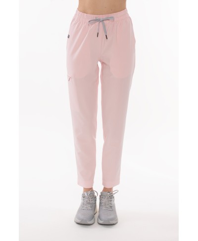 Spodnie ULTRABASE damskie medyczne - powder pink, pudrowy różowy