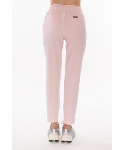 Spodnie ULTRABASE damskie medyczne - powder pink, pudrowy różowy