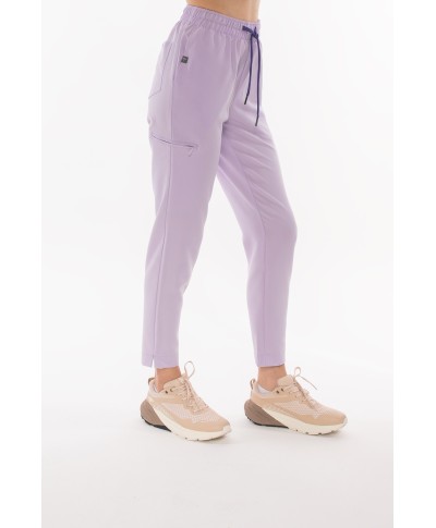 Spodnie ULTRABASE damskie medyczne - pastel lilac, pastelowy fioletowy