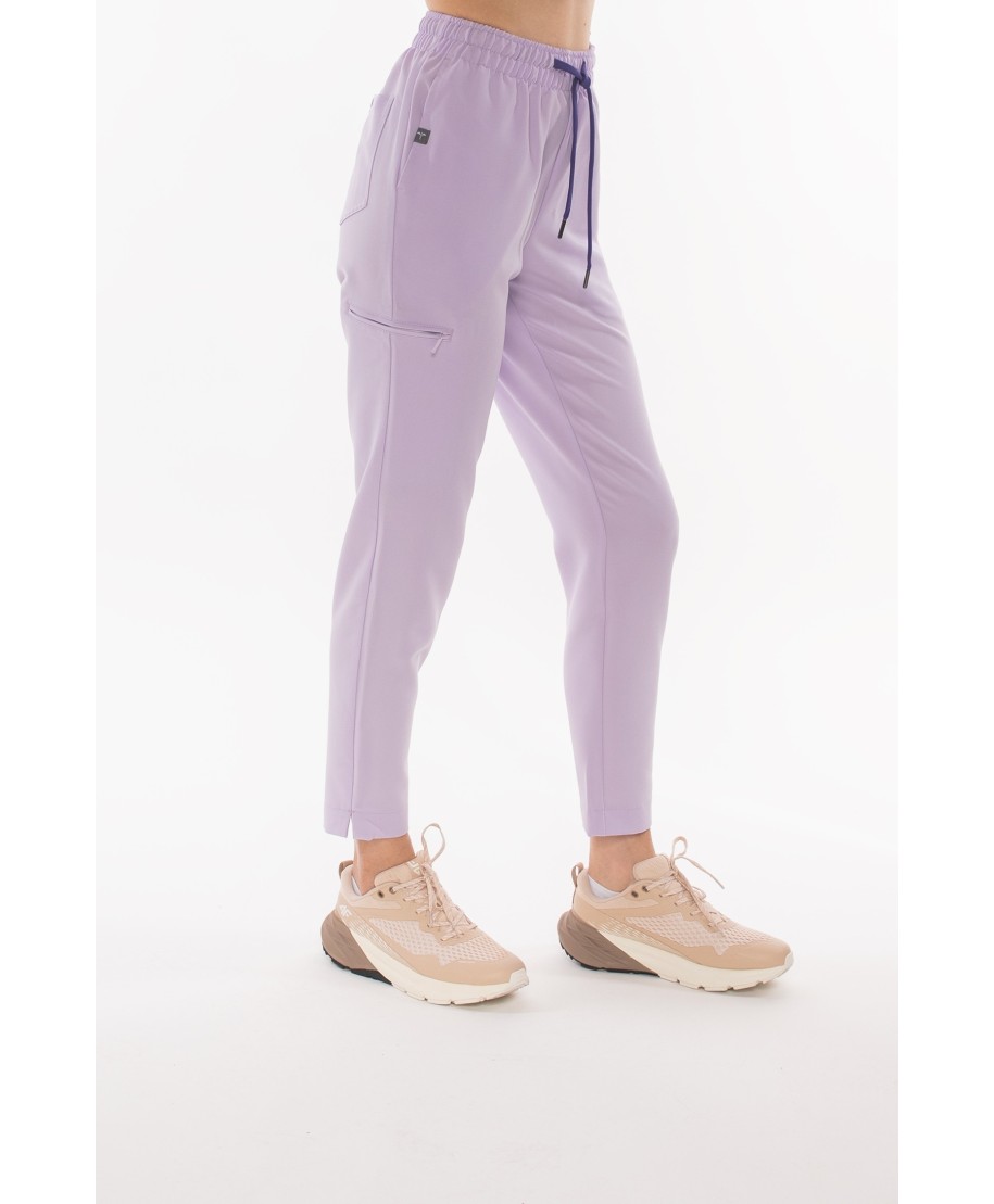 Spodnie ULTRABASE damskie medyczne - pastel lilac, pastelowy fioletowy