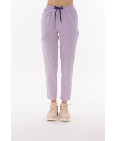 Spodnie ULTRABASE damskie medyczne - pastel lilac, pastelowy fioletowy