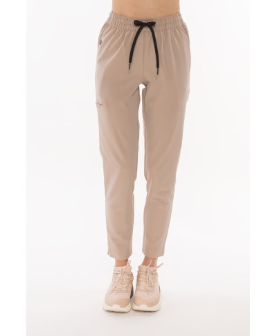Spodnie ULTRABASE damskie medyczne - beige, beżowe