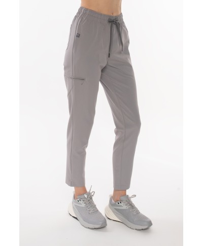 Spodnie ULTRABASE damskie medyczne - foggy grey, szare