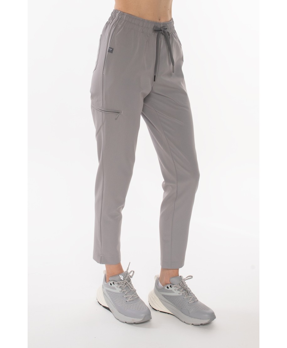 Spodnie ULTRABASE damskie medyczne - foggy grey, szare