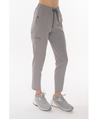 Spodnie ULTRABASE damskie medyczne - foggy grey, szare