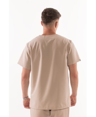 Bluza ULTRABASE męska medyczna - beige, beżowa MedWe
