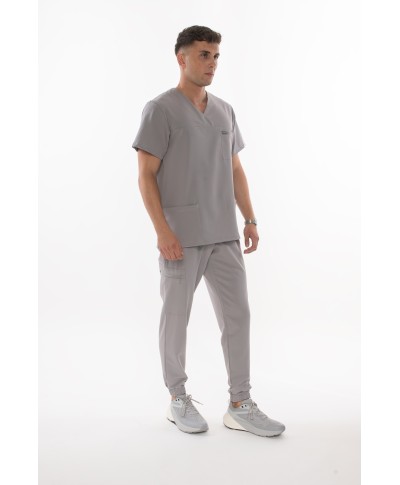 Bluza ULTRABASE męska medyczna - foggy grey, szara MedWe