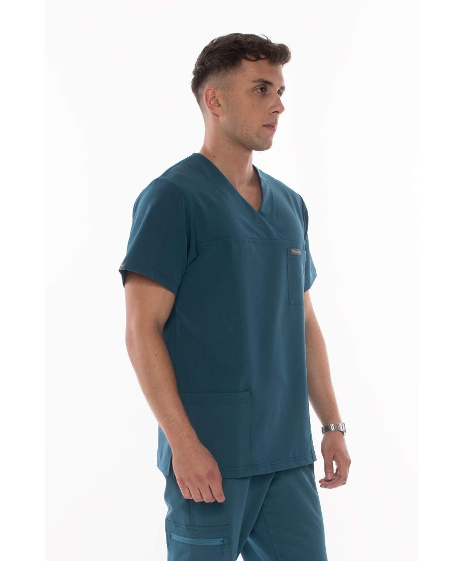 Bluza ULTRABASE męska medyczna - deep marine, morska MedWe