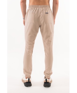 Spodnie ULTRABASE męskie medyczne - beige, beżowe MedWe