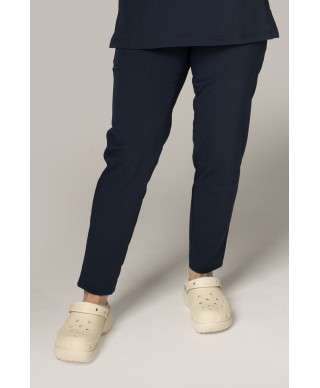 Spodnie ULTRABASE damskie medyczne - dark navy, granatowe MedWe