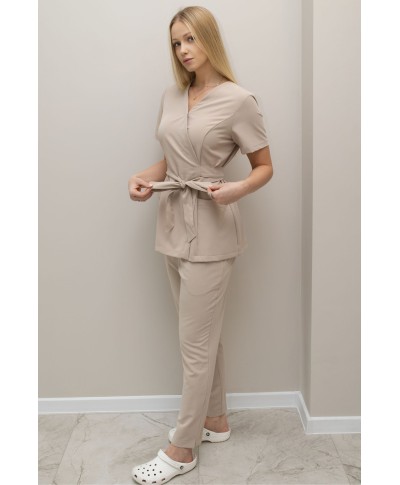 Tunika medyczna ULTRAGLAM damska - beige