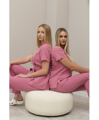 Tunika medyczna ULTRAGLAM damska - ash pink